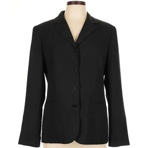 Vintage Evan Picone Black 4 Button Blazer. Sz 12.